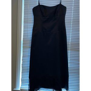 Like New Nicole Miller Spaghetti Strap Midi Cocktail Dress
